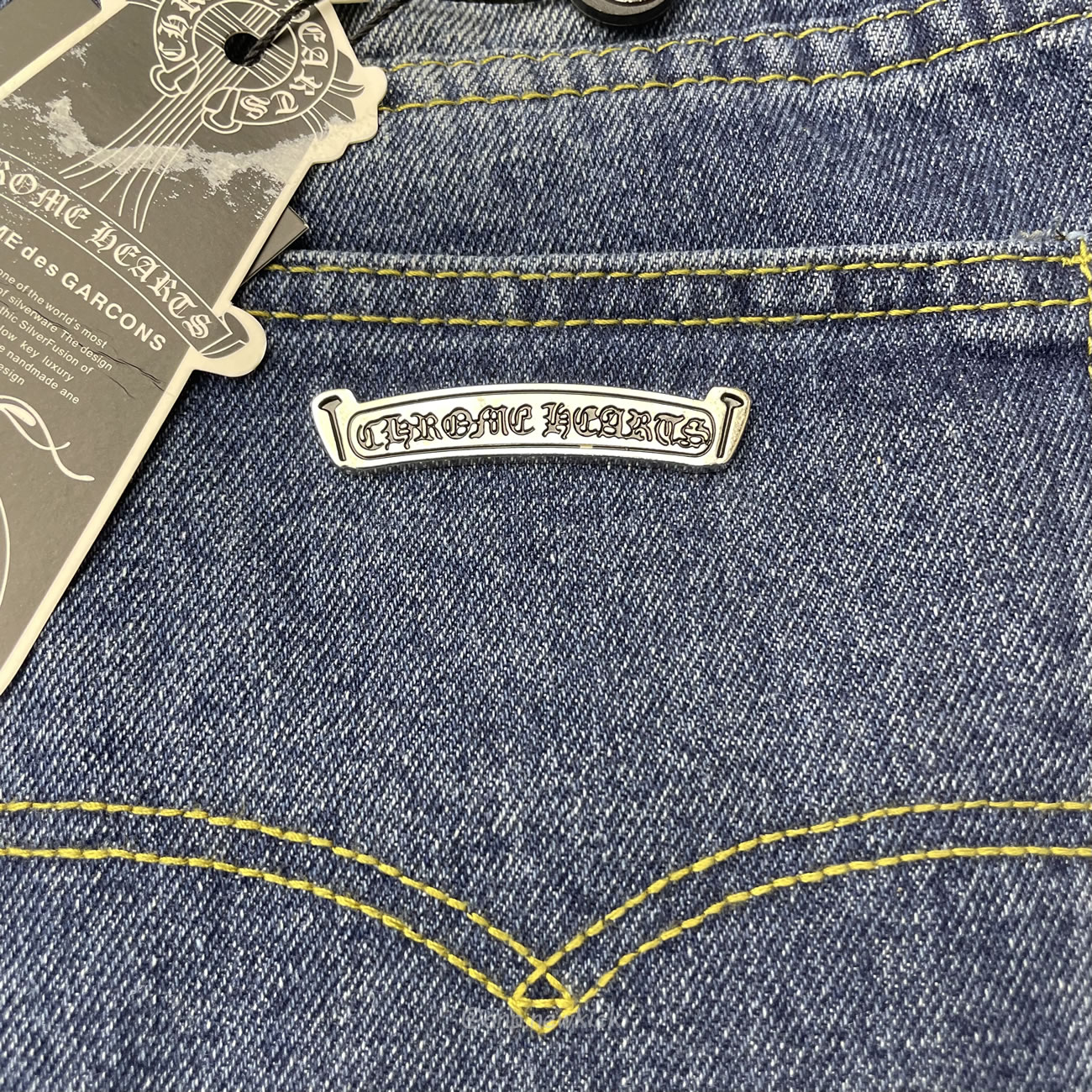 Chrome Hearts Blue Jeans Cross Patch (5) - www.newkick.vip
